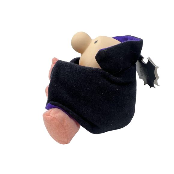 Halloween 7" Dracula Ziggy American Greetings 1993 "I Love You" Cape Rubber Face - Picture 5 of 9